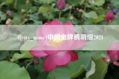 连云港中国金牌榜明细2021