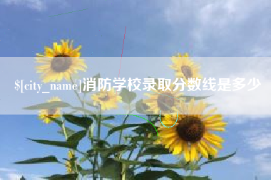 连云港消防学校录取分数线是多少