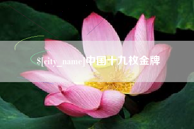 连云港中国十九枚金牌