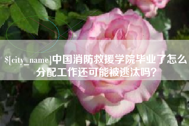 连云港中国消防救援学院毕业了怎么分配工作还可能被逃汰吗？