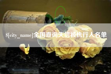 连云港全国查询失信被执行人名单