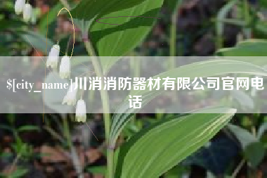 连云港川消消防器材有限公司官网电话