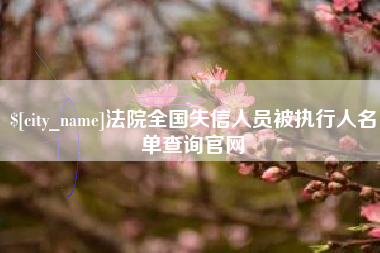 连云港法院全国失信人员被执行人名单查询官网