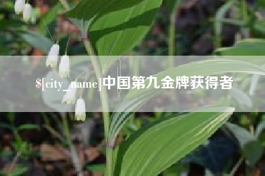 连云港中国第九金牌获得者