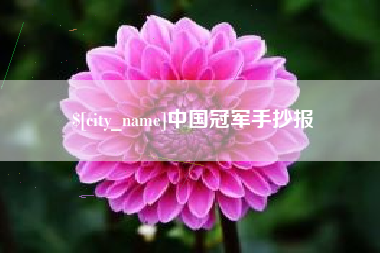 连云港中国冠军手抄报