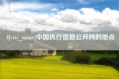 连云港中国执行信息公开网的地点