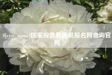 连云港国家应急救援员报名网查询官网
