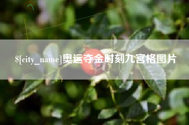 连云港奥运夺金时刻九宫格图片